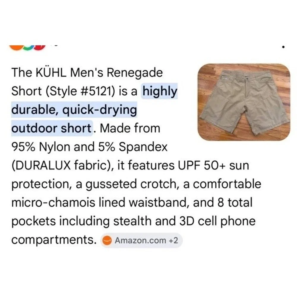 KUHL Renegade 11